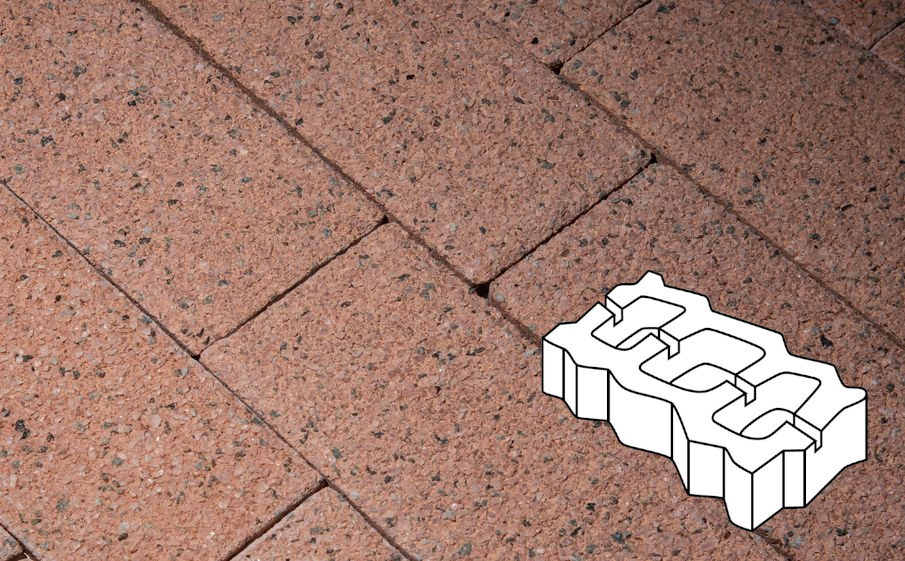 Плитка тротуарная Готика Premium Gold, Газонная решетка Б.4.ГР.8, №15, 450*225*80 мм