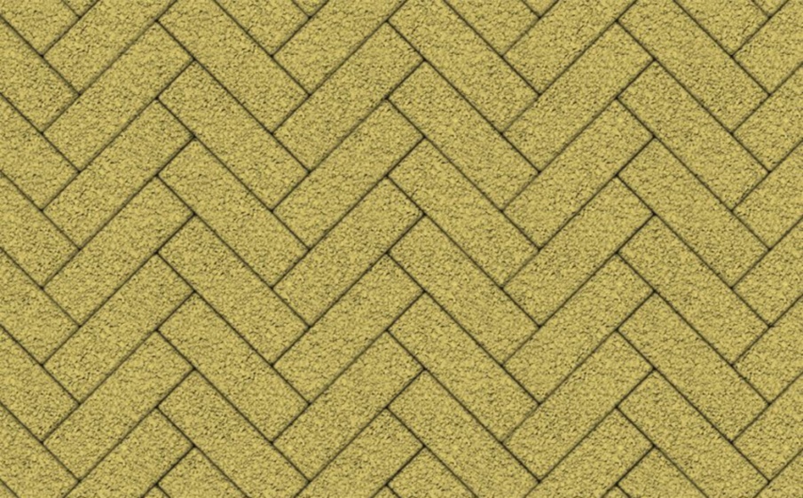 Плитка тротуарная Паркет Б.9.Псм.8 гранит желтый, комплект 4 шт, толщина 80 мм