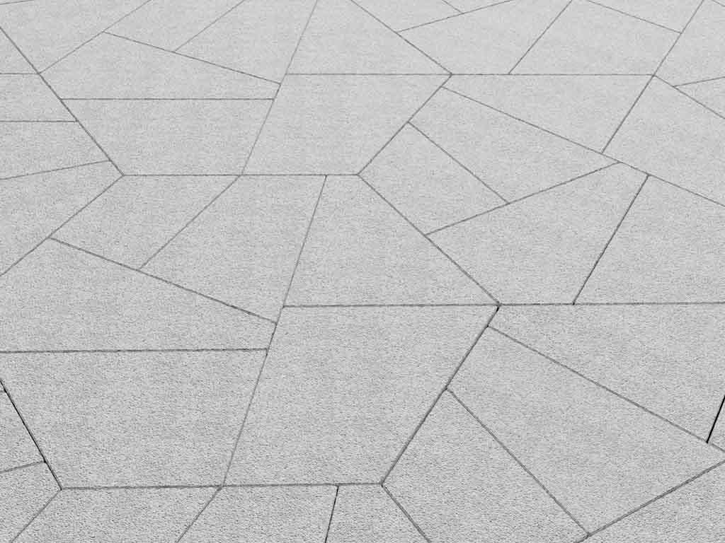 Плитка тротуарная Оригами Б.4.Фсм.8 стоунмикс белый, комплект 6 шт, толщина 80 мм