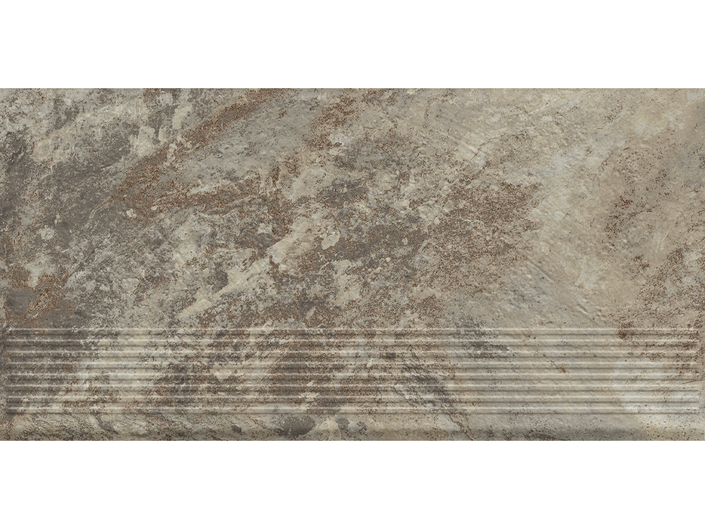 Клинкерная ступень с насечками Paradyz Ardis, Light, 600*300*8,5 мм