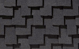 Гибкая черепица CertainTeed Presidential Shake TL Charcoal Black