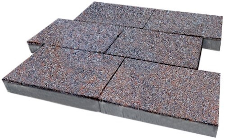 Плитка тротуарная SteinRus Парк Плейс Б.3.П.8 Backwash, Рица, 600*300*60 мм