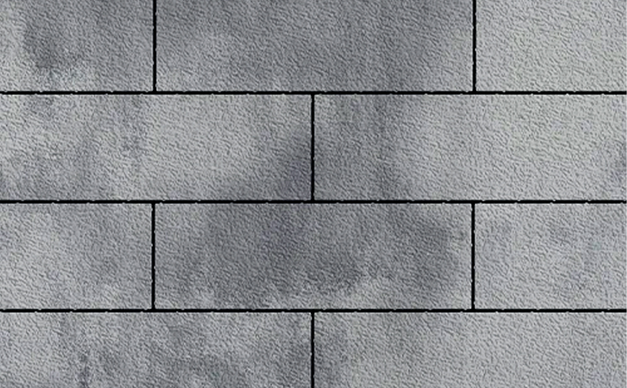 Плитка тротуарная SteinRus Аликанте Б.2.П.8 Native, ColorMix Монохром, 900*300*80 мм