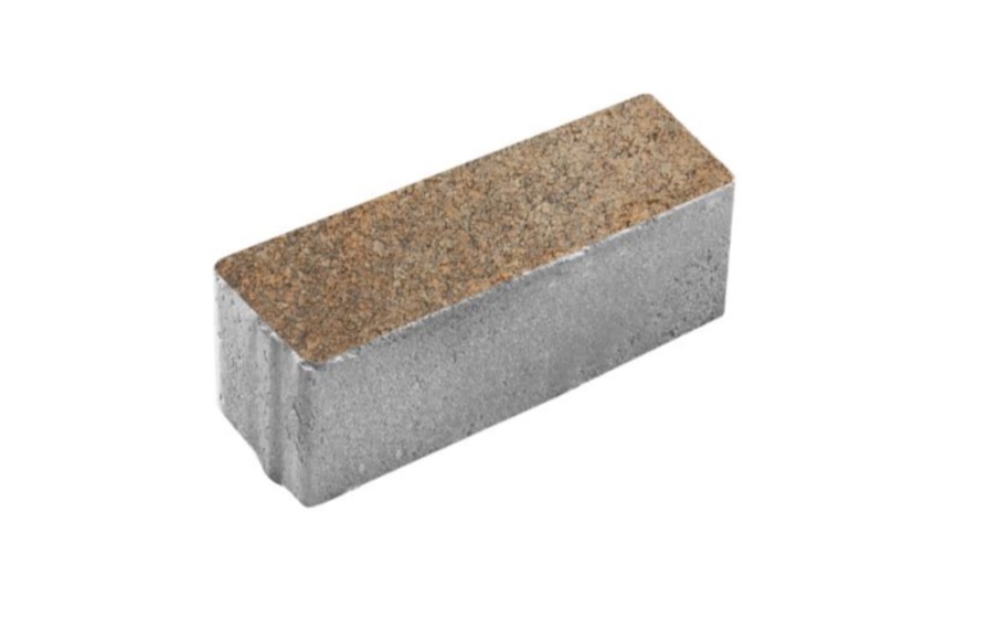 Плитка тротуарная Паркет Б.16.Псм.8 листопад гранит клен, комплект 6 шт, толщина 80 мм