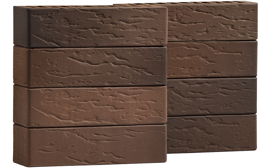 Кирпич облицовочный VOLGABRICK №70 флэш рустированный 250*85*65 мм