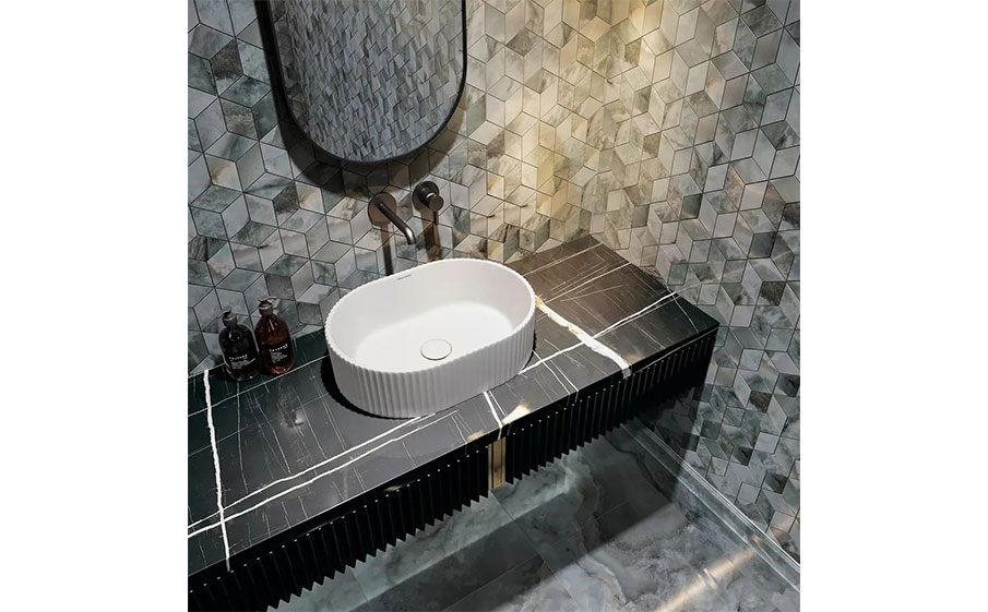 Керамогранит KERAMA MARAZZI Джардини серый темный лаппатированный обрезной, 600*600*9 мм