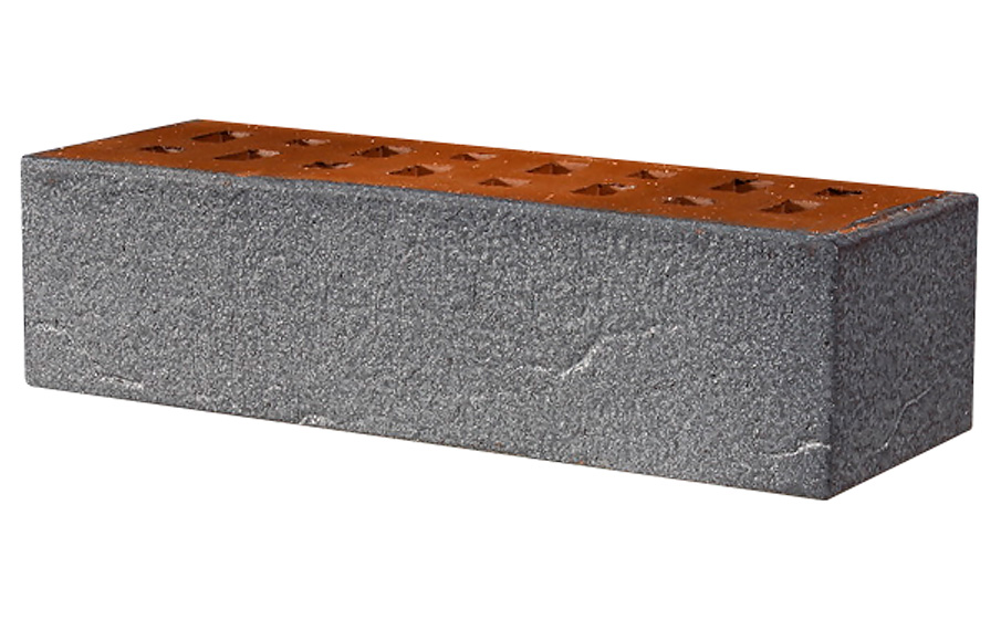 Кирпич клинкерный ЛСР Эльфюс серебристый винтаж, 250*85*65 мм