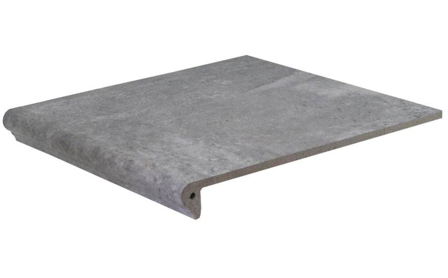 Клинкерная ступень-флорентинер Westerwaelder Klinker ATRIUM Hellgrau, 310*320*9,5 мм