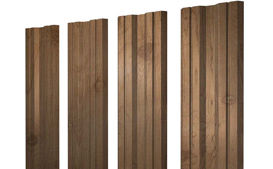 Штакетник Twin 0,45 Print Premium Pine Wood Fresh