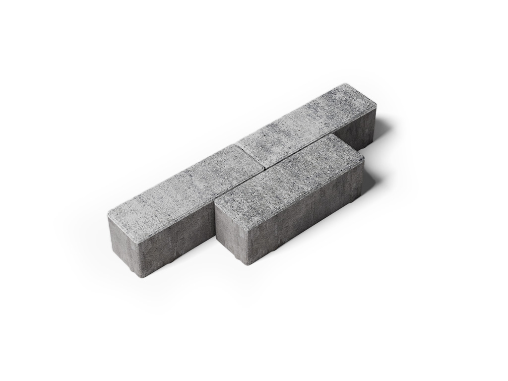 Плитка тротуарная Паркет Б.4.П.6 искусственный камень шунгит, 180*60*60 мм 