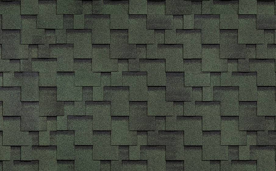 Гибкая черепица SHINGLAS Финская Аккорд, Зеленый