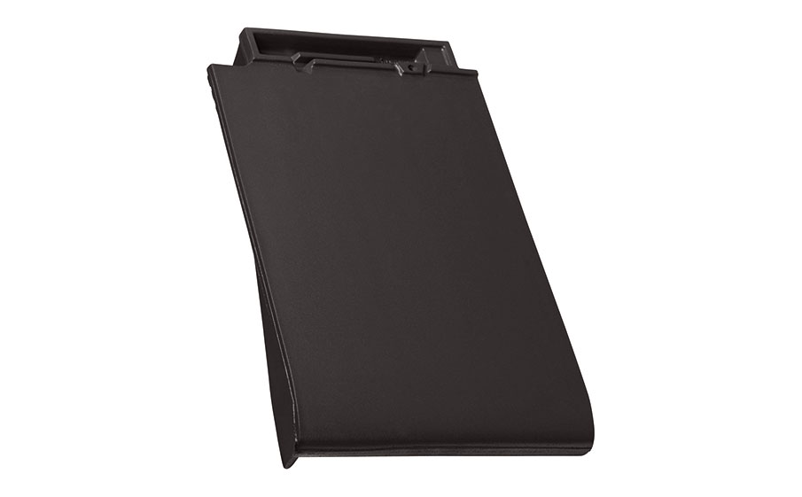 Керамическая черепица боковая левая TONDACH Figaro 11 (Planoton 11), Grafen engobe