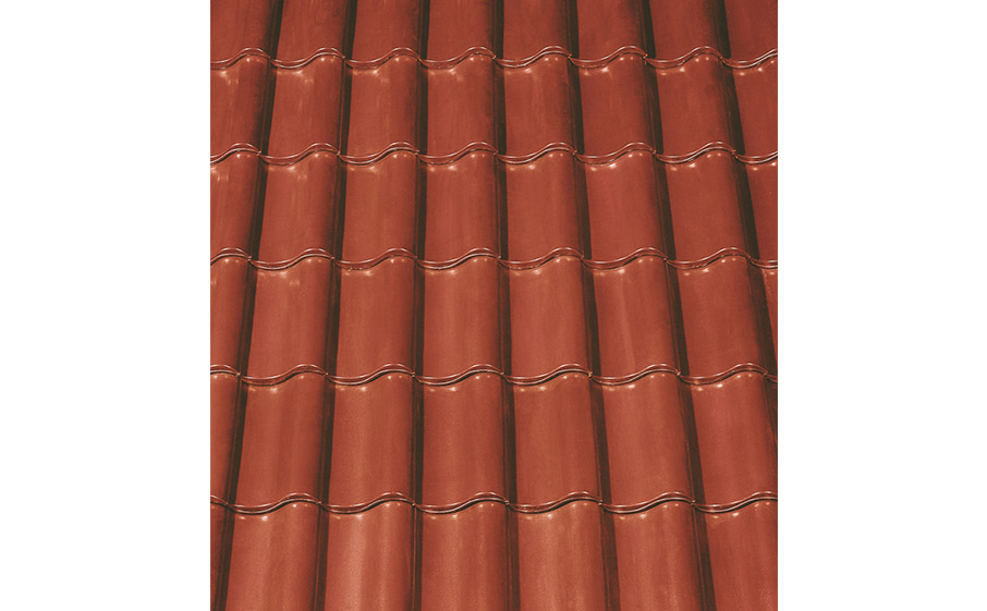 Керамическая черепица рядовая CREATON Sinfonie Nuance медно-красный ангоб