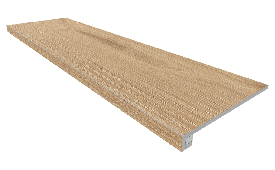 Комплект ступень и подступенок Ametis Alavesa AV02, неполированный, 1600*330*11 мм