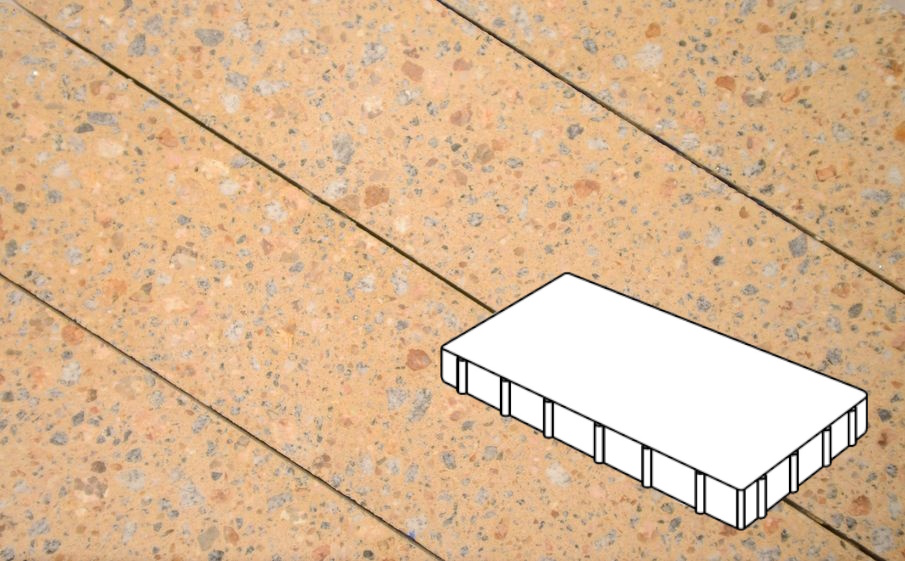 Плитка тротуарная Готика, City Granite FINO, Плита Б.6.П.8, Павловское, 600*300*80 мм