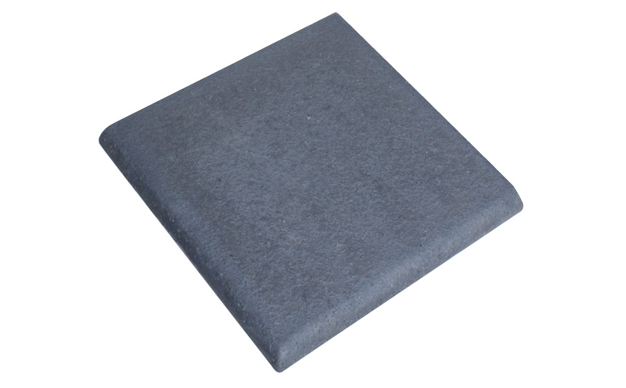 Клинкерная угловая ступень Terraklinker (Gres de Breda) Basalto модель B, 330*330*60*20 мм