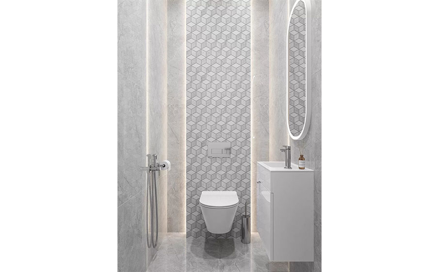 Керамогранит KERAMA MARAZZI Риальто серый обрезной, 1195*600*9 мм