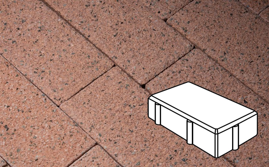 Плитка тротуарная Готика Premium Gold, Брусчатка Б.2.П.7, №15, 200*100*70 мм