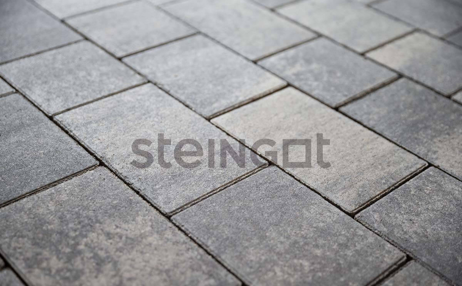 Плитка тротуарная Steingot Color Mix, Новый город, Штайн Сильвер, толщина 60 мм