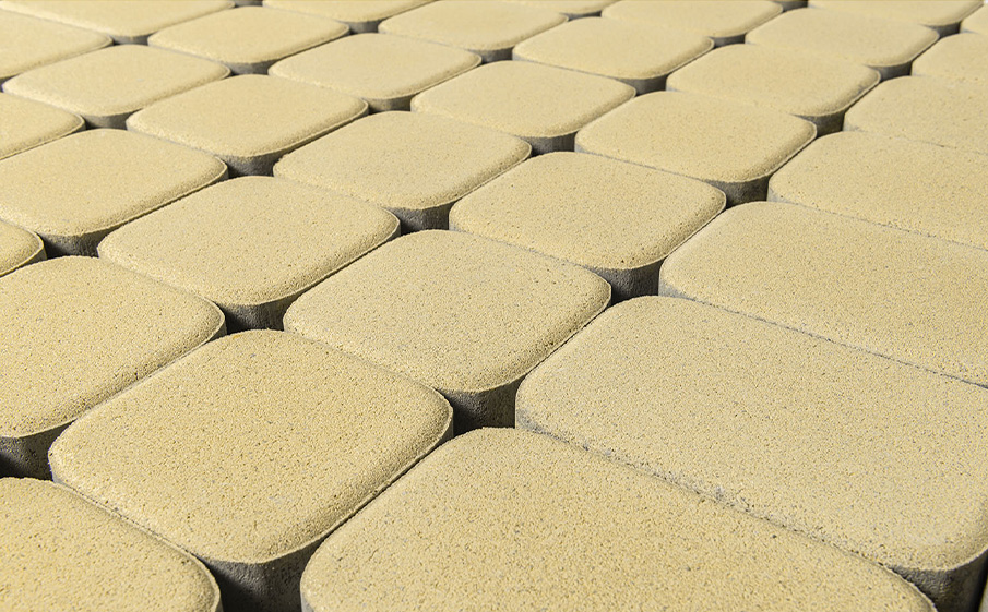 Плитка тротуарная BRAER Классико Дуо песочный, 115/172*115*40 мм