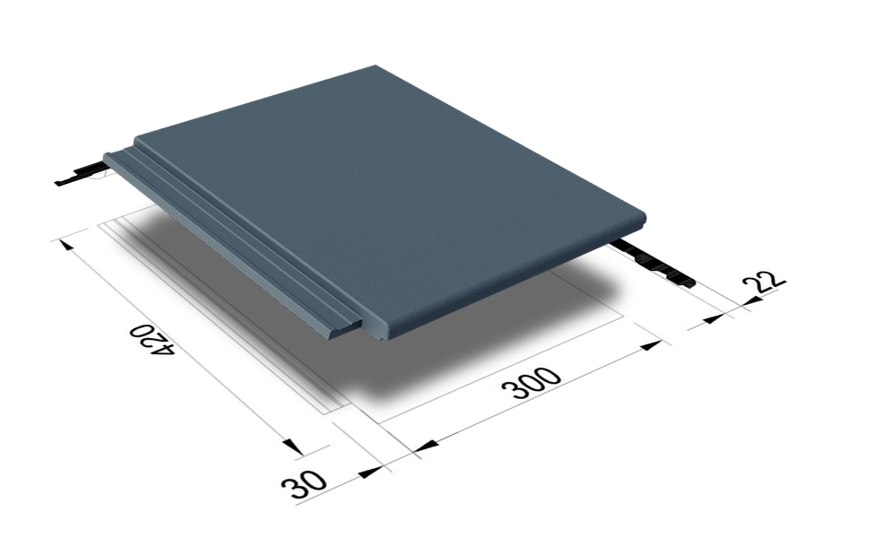 Цементно-песчаная черепица BRAAS Тегалит красная