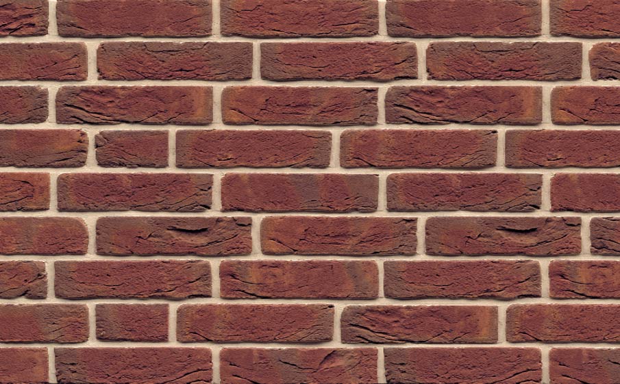 Кирпич облицовочный ручной формовки Muhr Nr 6, Niederhein rot geflammt, 210*45-50*50 мм по выгодным ценам в Краснодаре