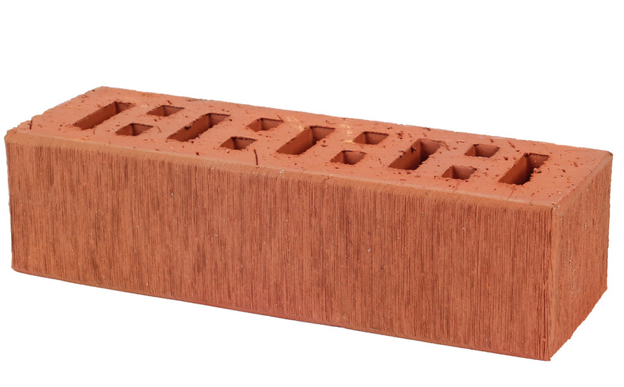 Кирпич облицовочный пустотелый Lode Asa Rudite шероховатый, 250*85*65 мм