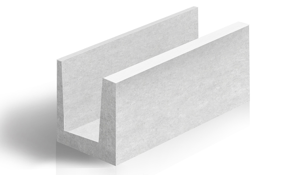 Газобетонный U-блок ЛСР, 200*250*500 мм