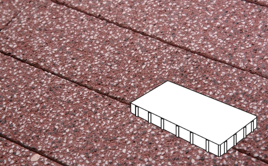 Плитка тротуарная Готика, Granite FINERRO, Плита Б.6.П.8, Емельяновский, 400*200*80 мм