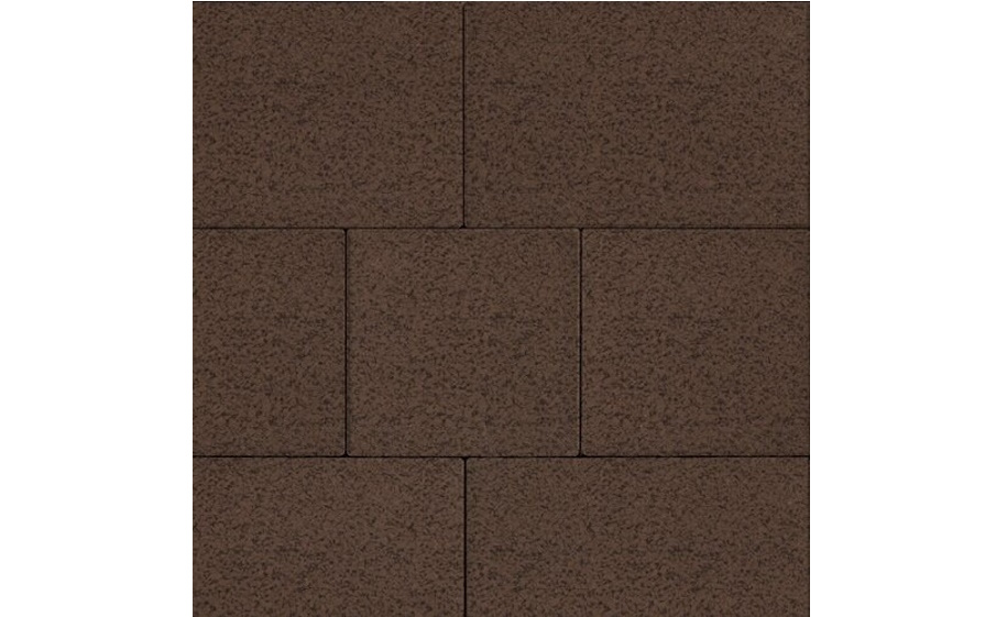 Плитка тротуарная SteinRus Инсбрук Ланс Б.5.Псм.6, Native, коричневый, толщина 60 мм