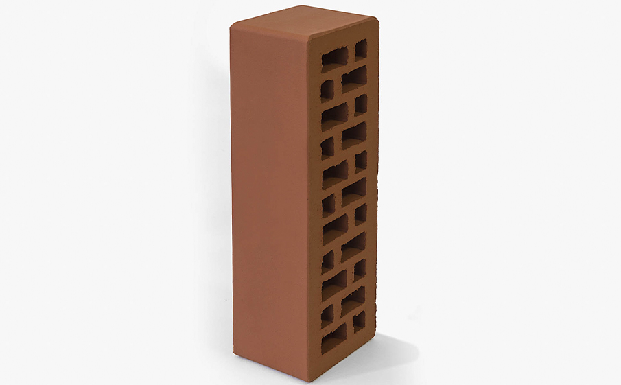 Кирпич BRAER красный гладкий, 250*85*65 мм