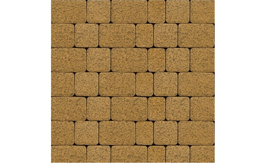 Плитка тротуарная SteinRus Инсбрук Альт А.1.Фсм.4, Native, желтый, толщина 40 мм