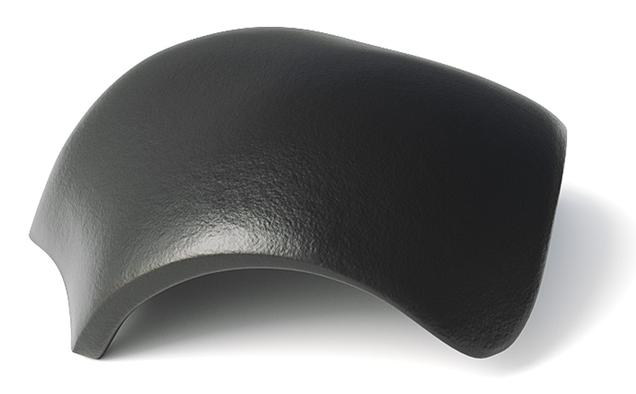 Вальмовая цементно-песчаная черепица BRAAS Франкфурт черная