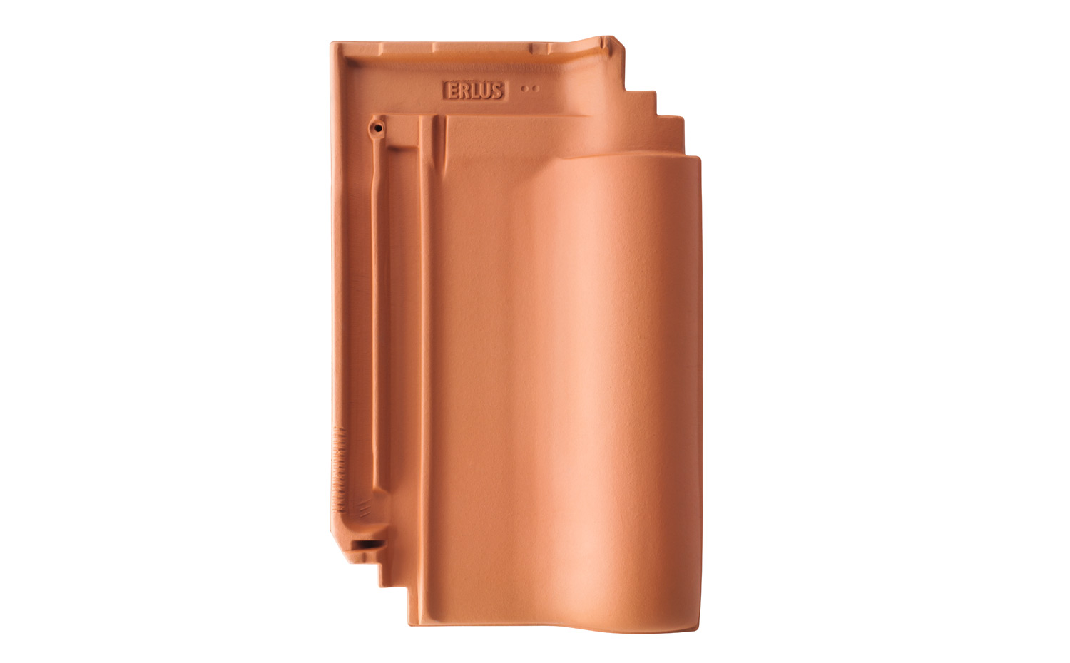 Керамическая черепица рядовая ERLUS Е 58 S натуральный красный