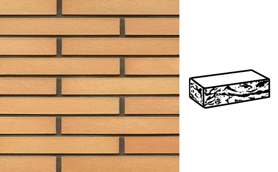 Кирпич клинкерный Muhr 23 Morgenrote готик, 290*90*40 мм