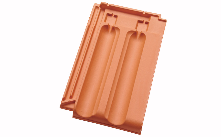 Керамическая черепица рядовая Koramic Mondo 12 Natural Red