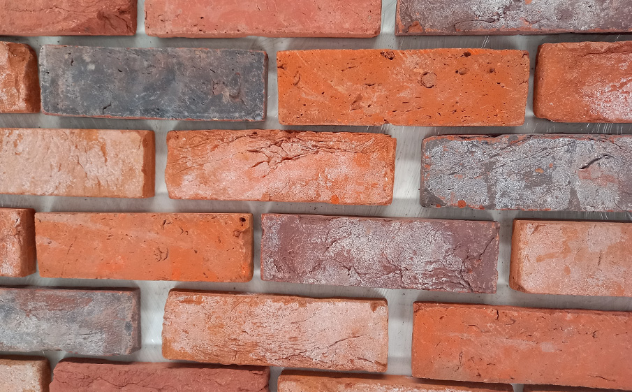 Плитка под кирпич Decorcera Red Handmade Old Looking, 215*65*18 мм