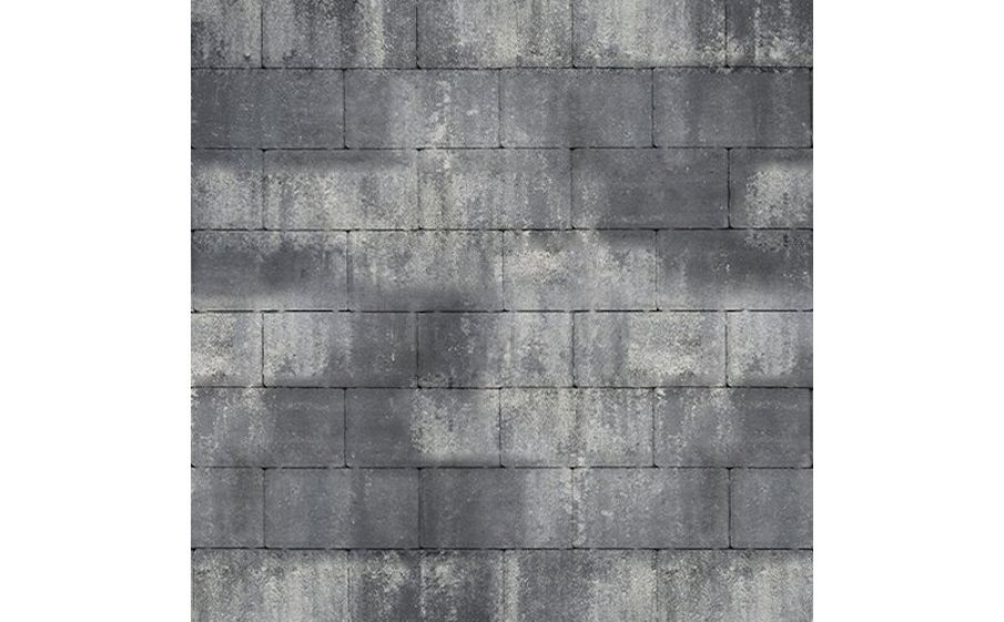 Плитка тротуарная SteinRus Прямоугольник Б.6.П.6 гладкая, ColorMix Актау, 200*100*60 мм