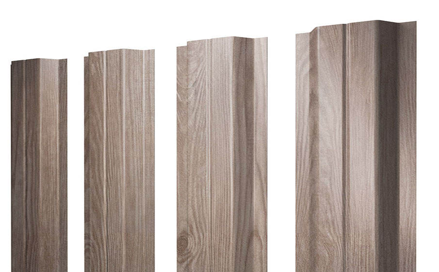 Штакетник П-образный В Print Elite White Wood