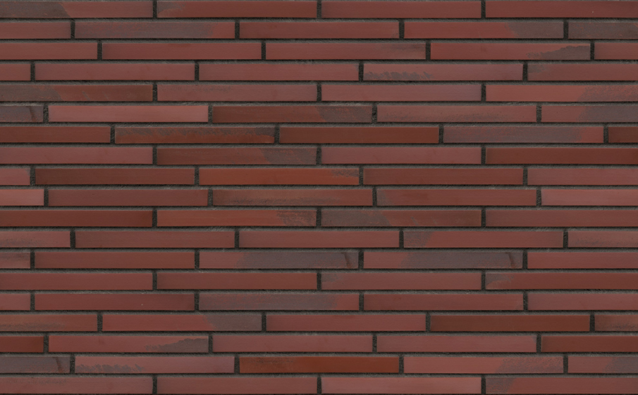 Клинкерная плитка под кирпич King Klinker KING SIZE 16 Red zeppelin гладкая LF, 490*52*14 мм
