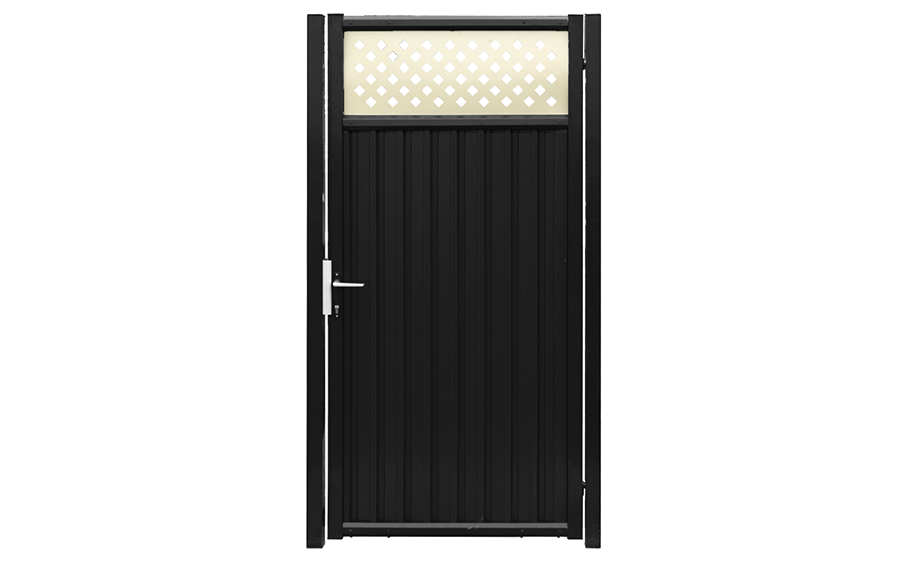 Калитка Grand Line Estet Plus, RAL 7024, RAL 1013, 2000*1000 мм