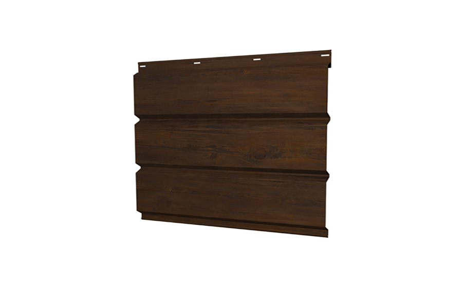 Софит металлический Grand Line без перфорации, сталь 0,45 мм Print Elite, Chestnut Wood