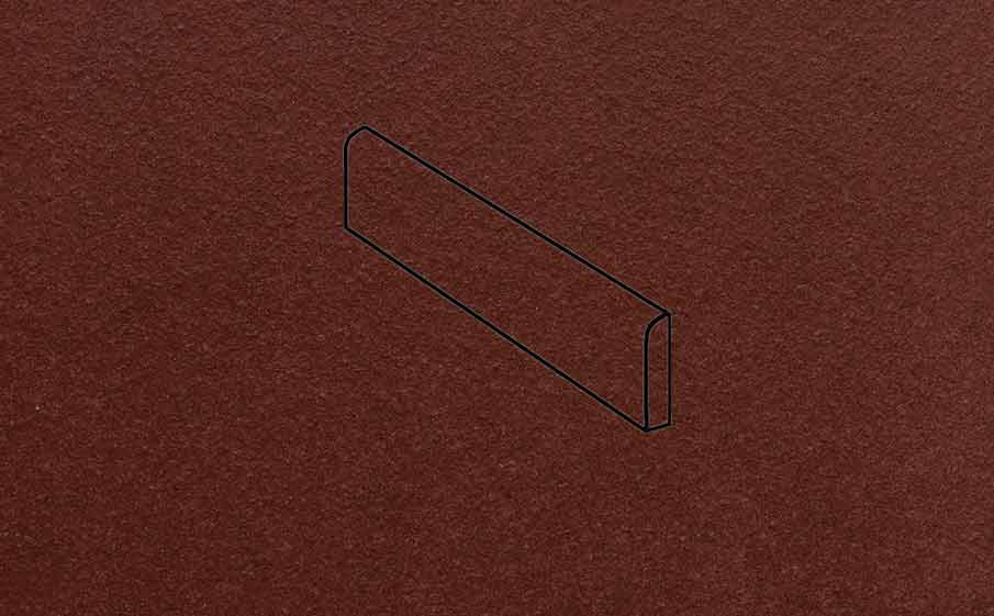 Клинкерный плинтус Stroeher Keraplatte Duro 825 sherry, 240х73х8 мм