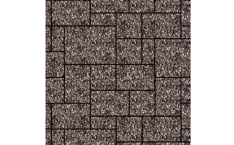 Плитка тротуарная SteinRus Инсбрук Альпен Б.7.Псм.6, Old-age, коричневый, толщина 60 мм