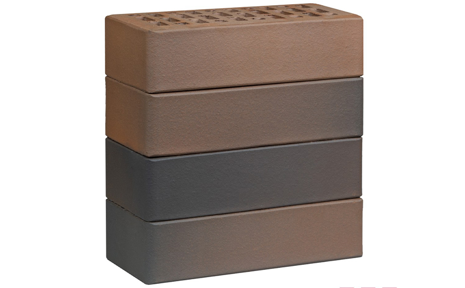 Кирпич облицовочный пустотелый ЛСР, светло-коричневый флэш, гладкий, 250*120*65 мм