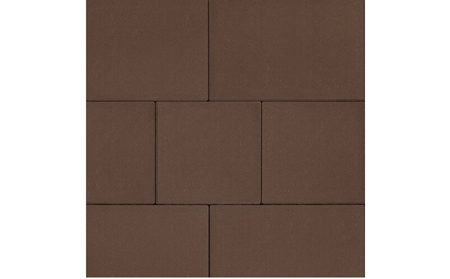 Плитка тротуарная SteinRus Инсбрук Ланс Б.5.Псм.6, гладкая, коричневый, толщина 60 мм