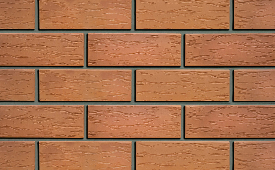 Кирпич облицовочный Кротовский КЗ Классика красный кора дуба 250*120*88 мм