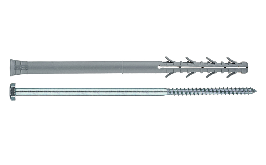 Фасадный дюбель TSX-S TECH-KREP, 10*200 мм, 25 шт/уп, 4 упаковок