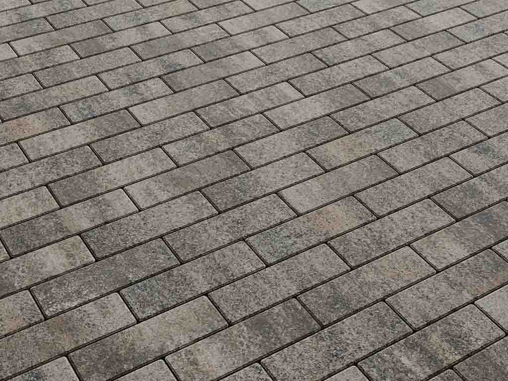 Плитка тротуарная Паркет Б.4.П.6 листопад гладкий старый замок, 180*60*60 мм