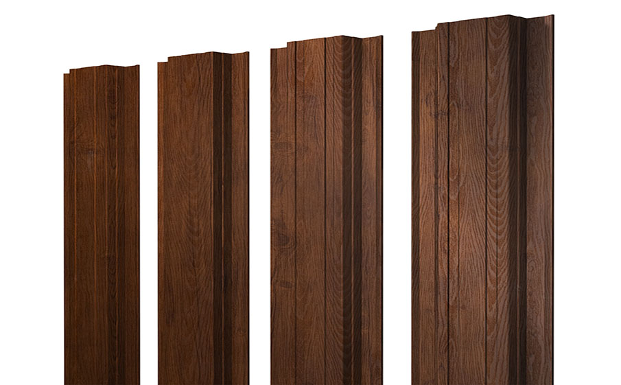 Штакетник Прямоугольный 0,45 Print Premium Golden Wood Fresh